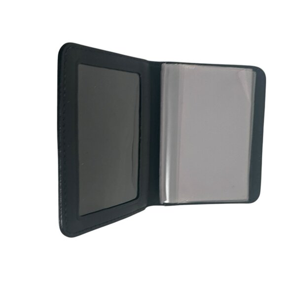 Coach Silver and Black Canvas card holder / wallet - Picture 3 of 8